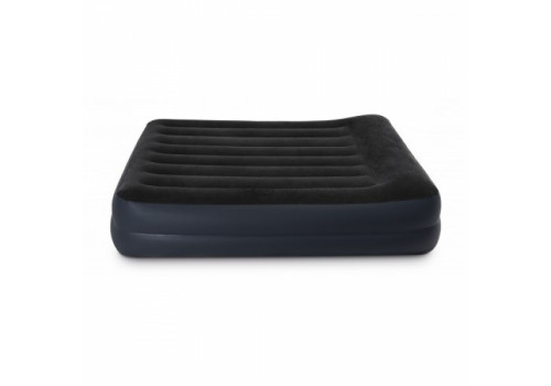 64124 Надувная кровать двухспальная Intex Pillow Rest Raised Bed With Dura-Beam 152х203х42см, с насосом 220В
